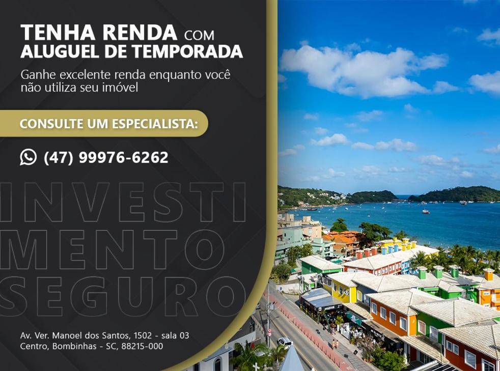 Varandas Do Atlantico - Apartamento Em Condominio Pe Na Areia Bombinhas Kültér fotó